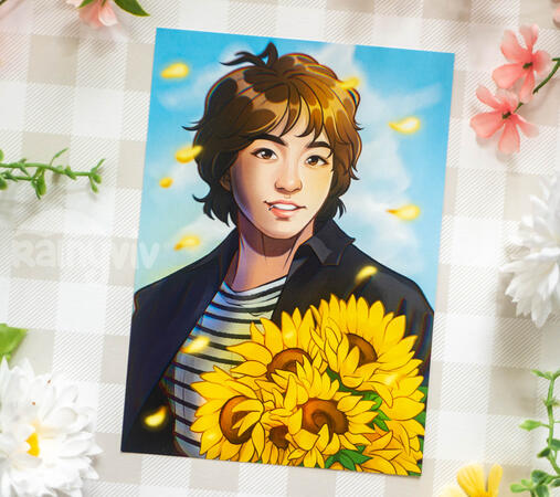 postcard print